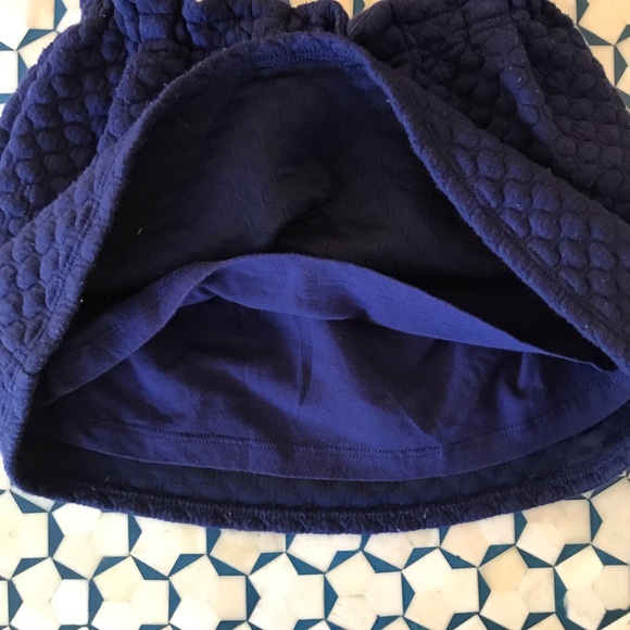 EGG by Susan Lazar Matching Quilted Navy Top/Skirt 5 - Picture 4 of 7